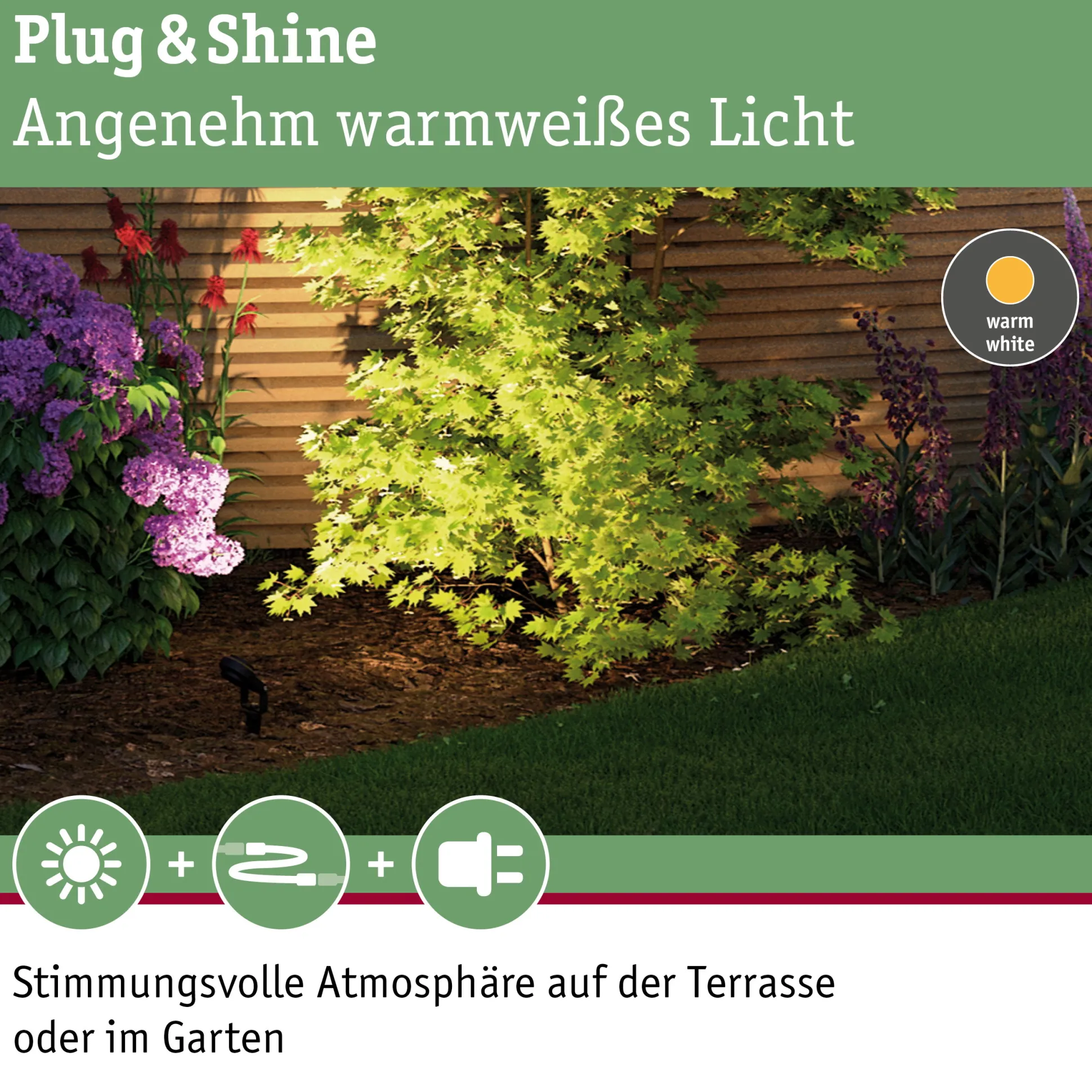 Plug & Shine LED Gartenstrahler - Sting Erweiterungsset