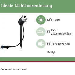 Plug & Shine LED Gartenstrahler - Pike Einzelspot