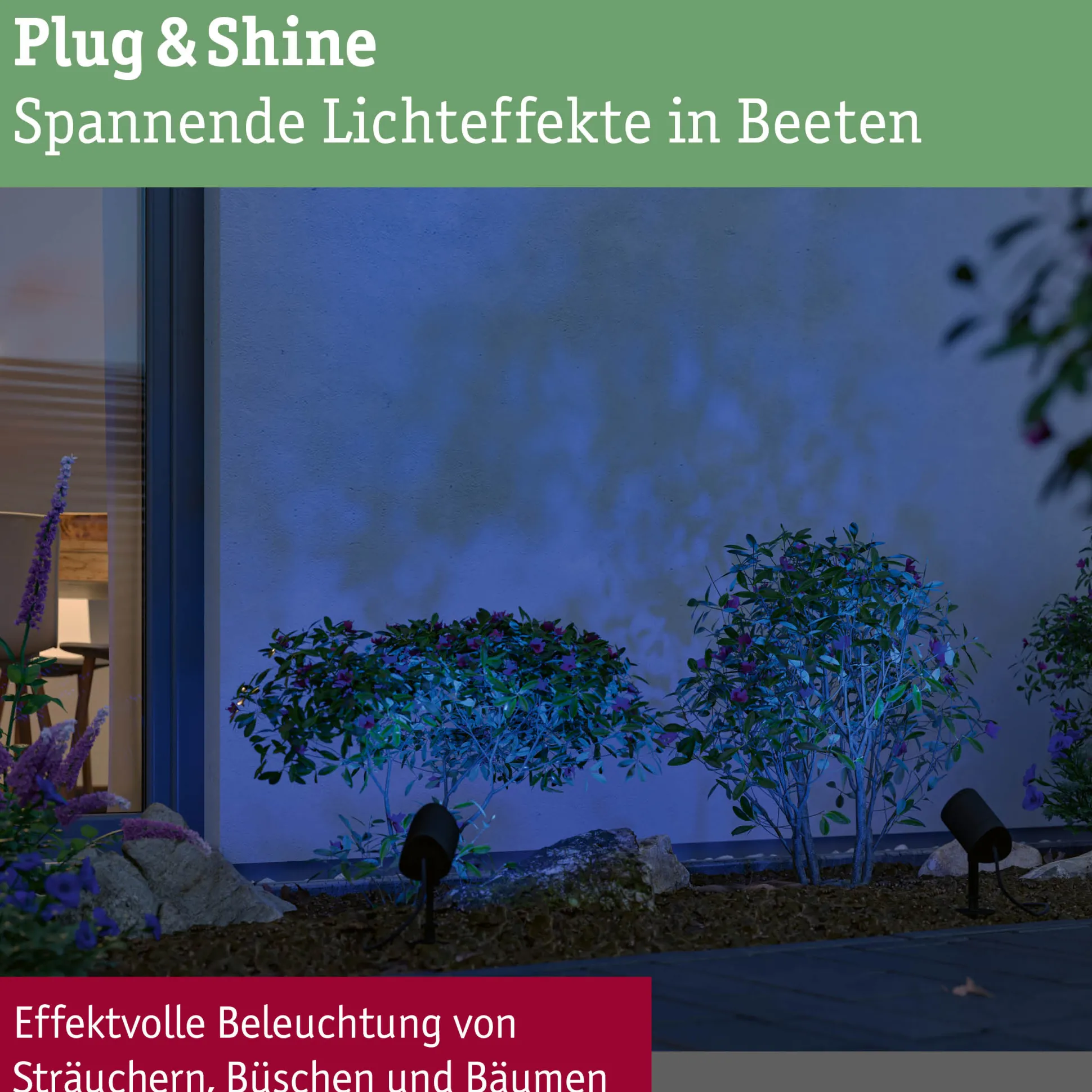 Plug & Shine LED Gartenstrahler Smart Home Zigbee 3.0 - Shira