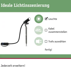 Plug & Shine LED Gartenstrahler - Plantini Einzelspot