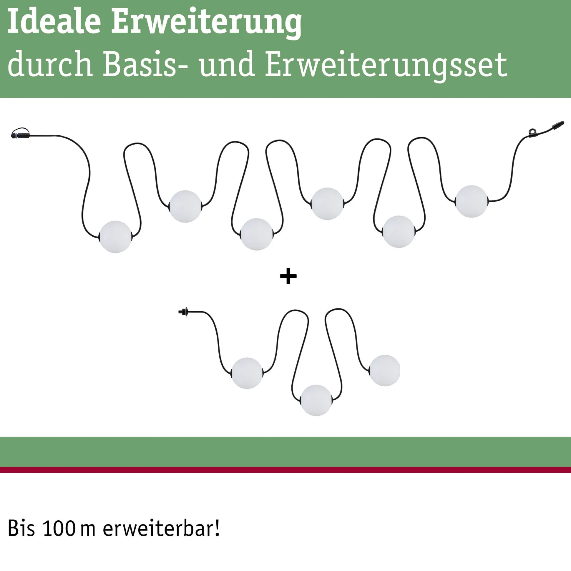 Plug & Shine LED Lichterkette - Naima Basisset