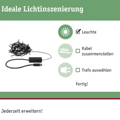 Plug & Shine LED Lichterkette - Yuna Warmweiß 5m
