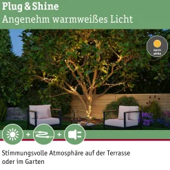 Plug & Shine LED Lichterkette - Yuna Warmweiß 5m
