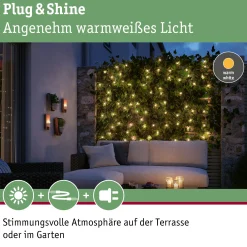 Plug & Shine LED Lichterkette - Warmweiß