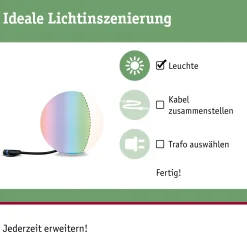 Plug & Shine LED Lichtobjekt Smart Home Zigbee 3.0 - Globe