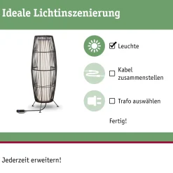 Plug & Shine LED Lichtobjekt - Basket Einzelleuchte