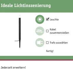 Plug & Shine LED Pollerleuchte - Flarea Einzelleuchte