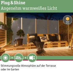 Plug & Shine LED Strip - Warmweiß Einzelstrip