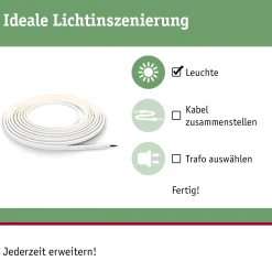 Plug & Shine LED Stripe - Smooth Einzelstrip