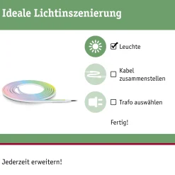 Plug & Shine LED Stripe Smart Home Zigbee 3.0 - Smooth Einzelstrip