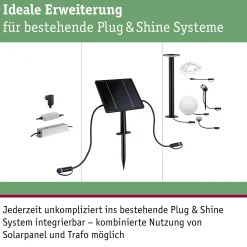 Plug & Shine Solarpanel - Plug & Shine Solarpanel IP44 24V max. 21W Anthrazit