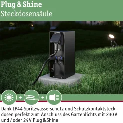 Plug & Shine Steckdosensäule - Rio