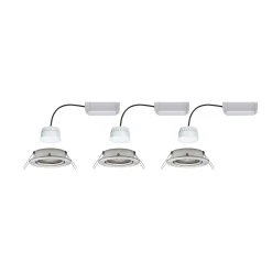 Preisattraktives Starterset Zigbee 3.0 - Smart Home smik Gateway mit Wandtaster + LED Einbauleuchte Nova Plus Coin Basisset schwenkbar RGBW