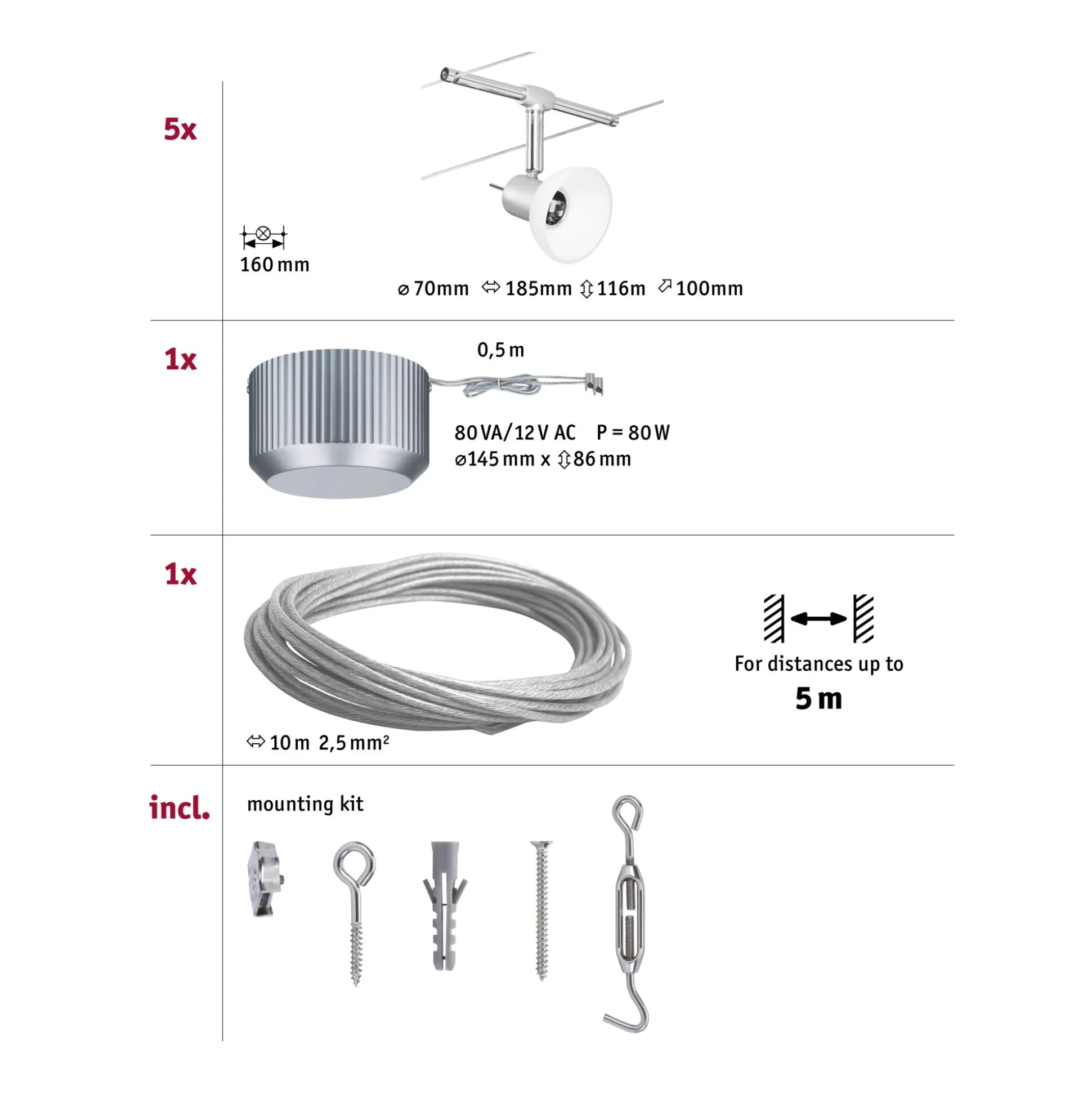 Seilsystem - Sheela Basisset