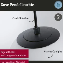 Selection Bathroom LED Pendelleuchte - Gove