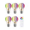 Set Filament 230V Smart Home Zigbee 3.0 - LED Birne Zigbee AGL RGBW + Gent 2.0