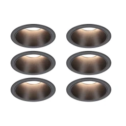 Set LED Einbauleuchte - Cole 6er-Set