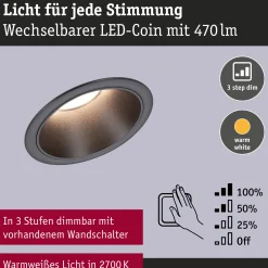 Set LED Einbauleuchte - Cole 6er-Set