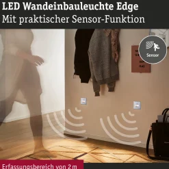 Set LED Wandeinbauleuchte - Edge 3er-Set