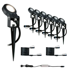 Set Plug & Shine LED Gartenstrahler - Sting 6er-Set