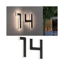 Set Solar LED Hausnummernleuchte - Nummer 14