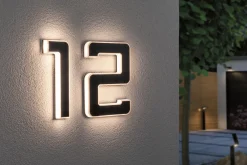 Set Solar LED Hausnummernleuchte - Nummer 12