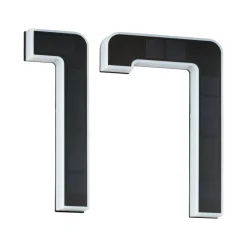 Set Solar LED Hausnummernleuchte - Nummer 17