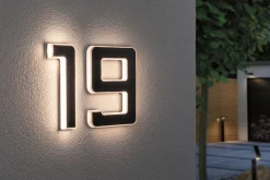 Set Solar LED Hausnummernleuchte - Nummer 19
