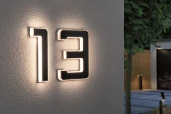 Set Solar LED Hausnummernleuchte - Nummer 13