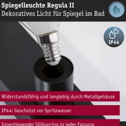 Set Spiegelleuchte - Regula II 3-flammig