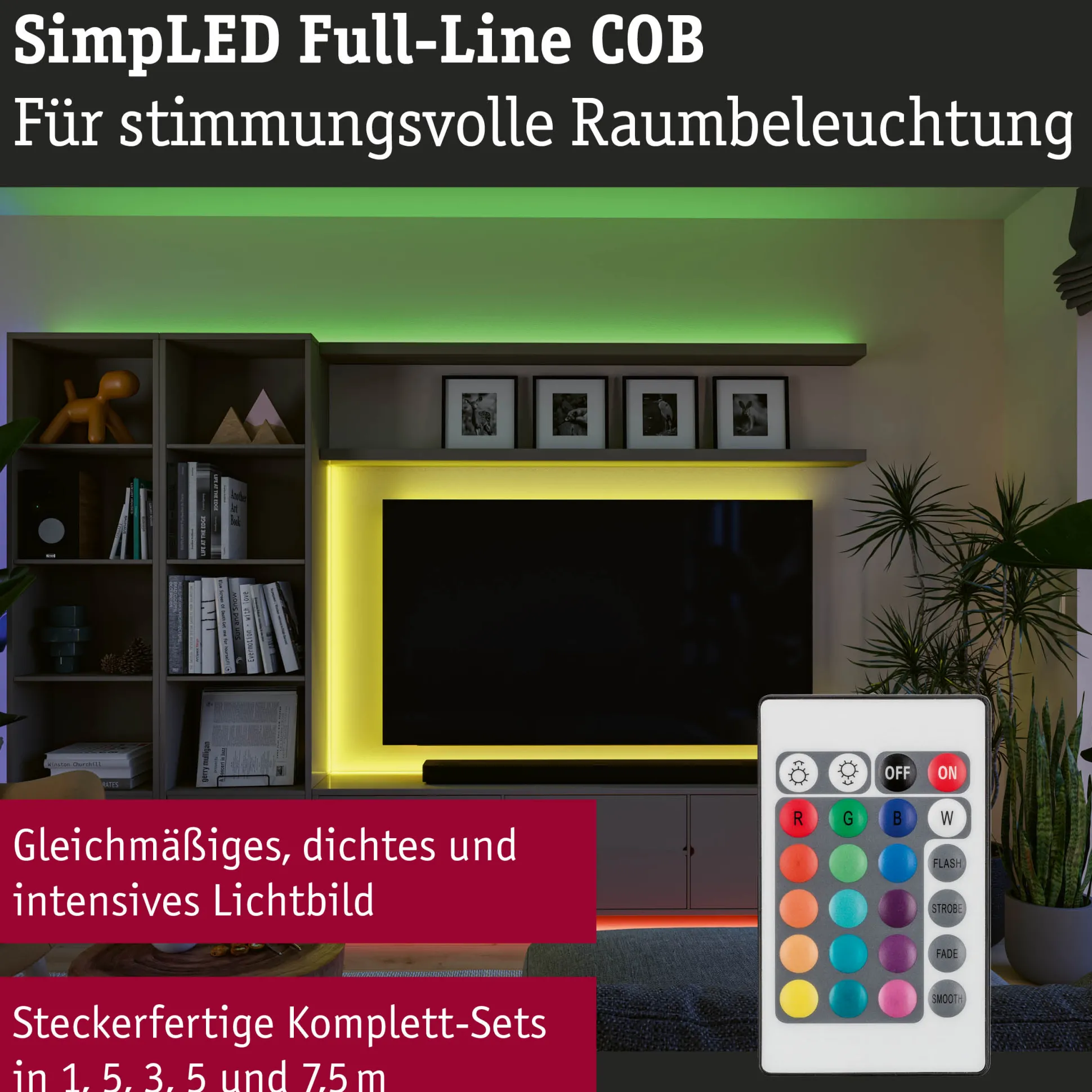 SimpLED LED Strip - Full-Line COB Komplettset