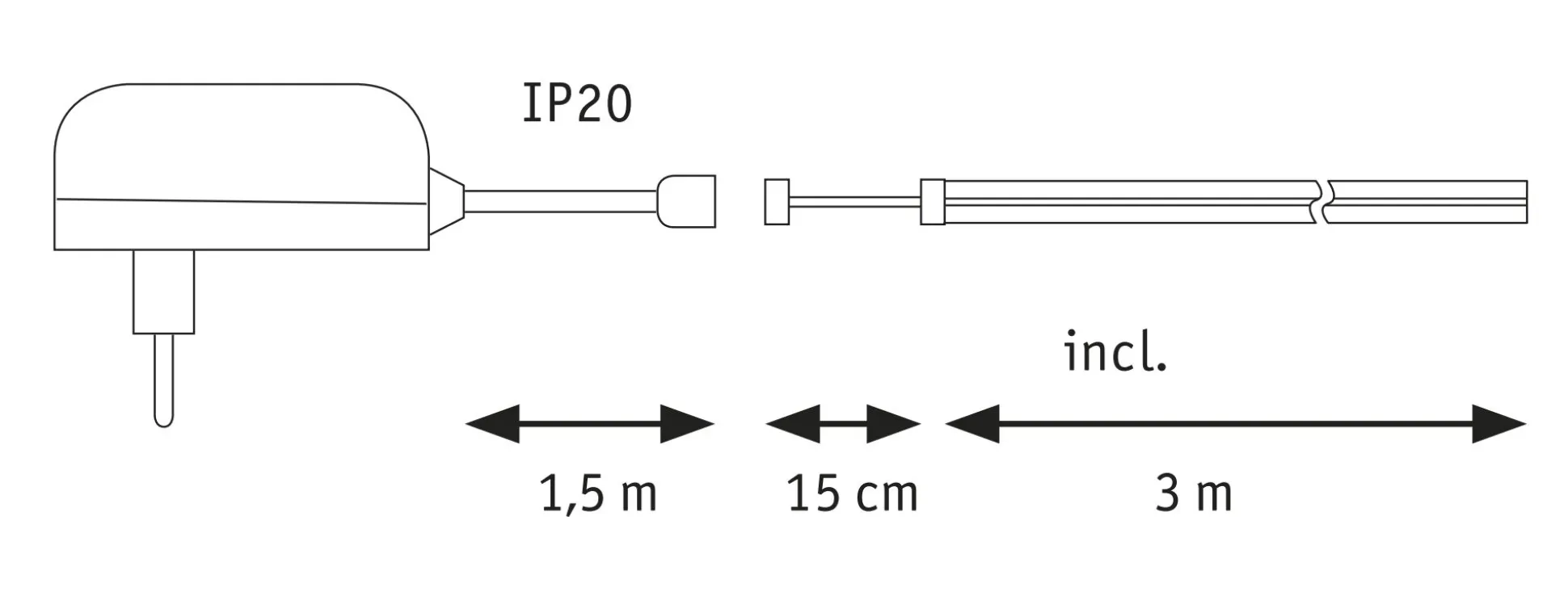 SimpLED LED Strip - Full-Line COB Komplettset