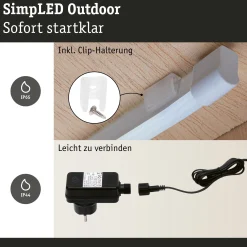 SimpLED LED Strip - Outdoor Komplettset