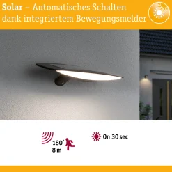 Solar LED Außenwandleuchte - Kiran