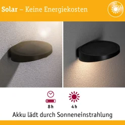 Solar LED Außenwandleuchte - Ryse