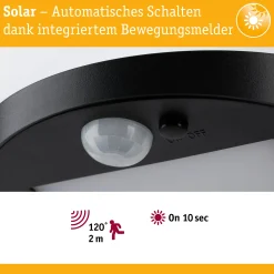 Solar LED Außenwandleuchte - Ryse