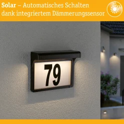 Solar LED Hausnummernleuchte - Dayton II