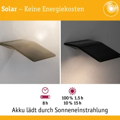 Solar LED Hausnummernleuchte - Yoko Dämmerungsgesteuerter Bewegungsmelder (IR)