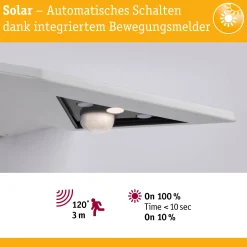 Solar LED Hausnummernleuchte - Yoko Dämmerungsgesteuerter Bewegungsmelder (IR)