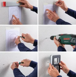 Solar LED Hausnummernleuchte - Buchstabe d