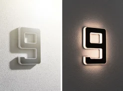 Solar LED Hausnummernleuchte - Nummer 9