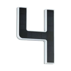 Solar LED Hausnummernleuchte - Nummer 4