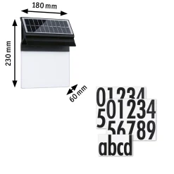 Solar LED Hausnummernleuchte - Neda