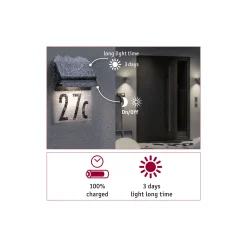 Solar LED Hausnummernleuchte - Neda