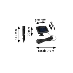 Solar LED Lichterkette - Aurinka