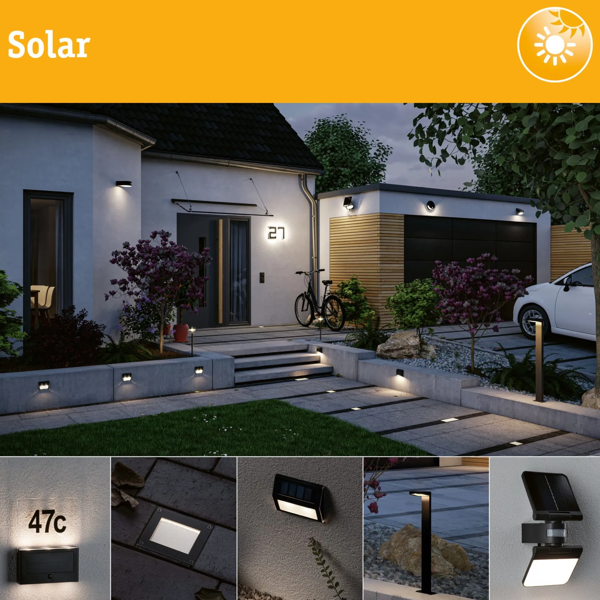 Solar LED Tischleuchte 3-Step-Dim - Lillesol