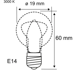 Standard 230V - LED Birne E14 Kühlschrank