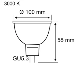 Standard 12V - LED Reflektor GU5,3
