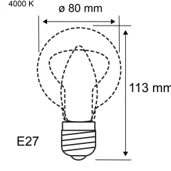 Standard 230V - LED Reflektor R80