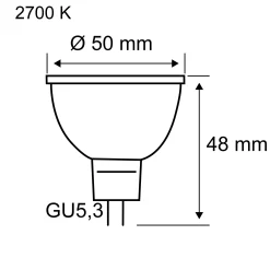 Standard 12V - LED Reflektor GU5,3
